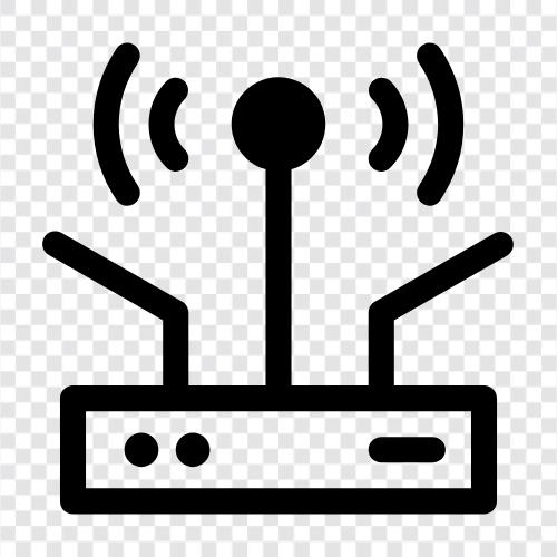 router, routing, LAN, WAN icon svg