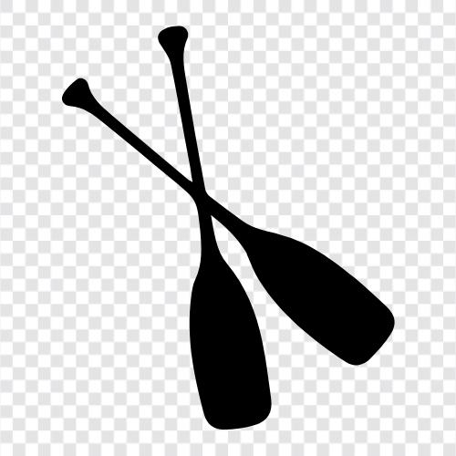 rowing, rowboats, canoes, Oars icon svg