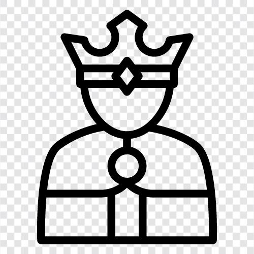 Roy, Prince, Ruler, Monarch ikon svg