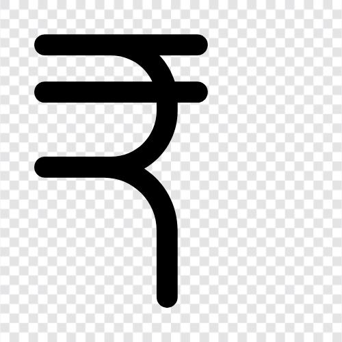 Rupee, Währung, Währungen, Devisen symbol