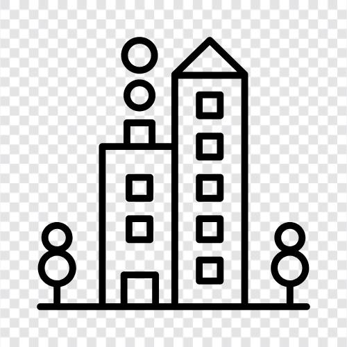 rural, small town, community, family icon svg