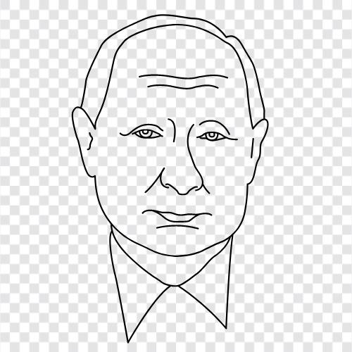 Russian president, strongman, authoritarian, KGB icon svg