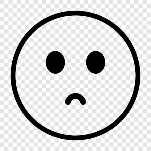 sad face, sad smile, sad eyes, angry face icon svg