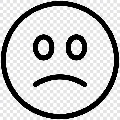 sad, sad face emoji, sad faces, sad face pictures icon svg