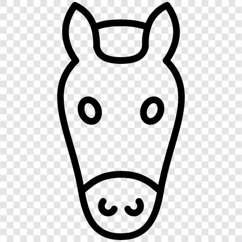 Saddle, Bronco, Harness, Pony icon svg