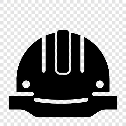 safety helmet, safety equipment, construction safety, heavy equipment icon svg