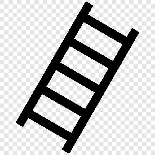 Güvenlik merdivenleri, çatılar için addler, basamaklar için ladders, ladders ikon svg