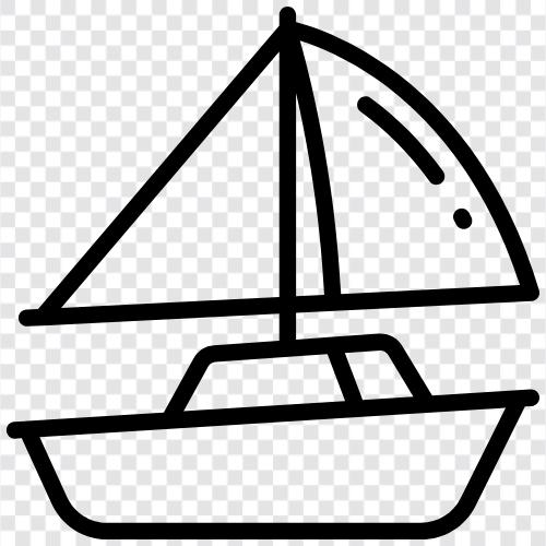 sailing, cruising, sailing vessel, sailing yacht icon svg