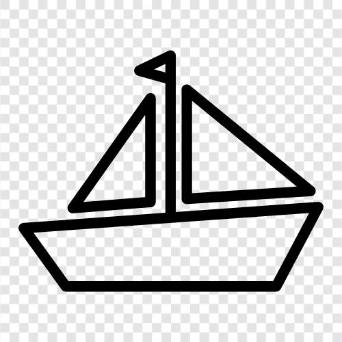 sailing, cruising, boating, sailing vessels icon svg