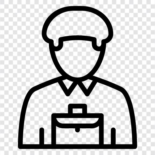 salesperson, sales, business, customer service icon svg