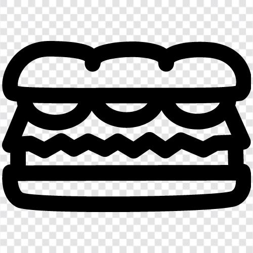 sandwich maker, sandwich recipes, sandwich filling, Sandwich icon svg