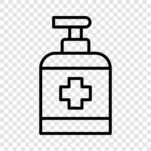 sanitize, clean, antibacterial, hand sanitizer icon svg