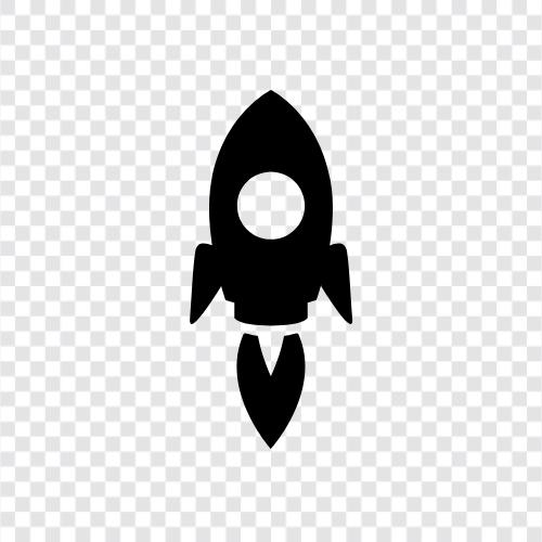 Satellites, Space, Technology, Rocket icon svg