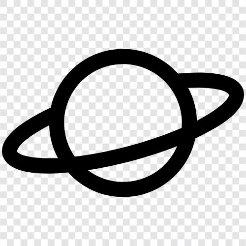 Saturn, Planet, Sonnensystem, Astronomie symbol