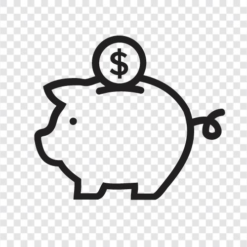 Savings Account, Junior Savings Account, Certificate of Deposit, Savings Account Online icon svg