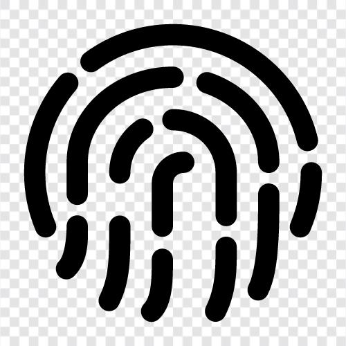 scan, print, identification, security icon svg