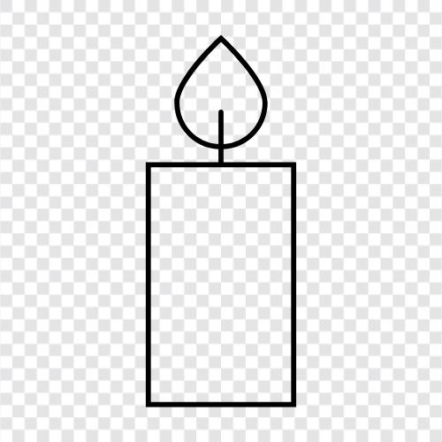 scents, wax, votives, Candle icon svg