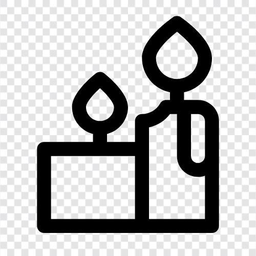 Düfte, Kerzen mit Düften, Kerzen mit ätherischen Ölen, Sojawachs symbol