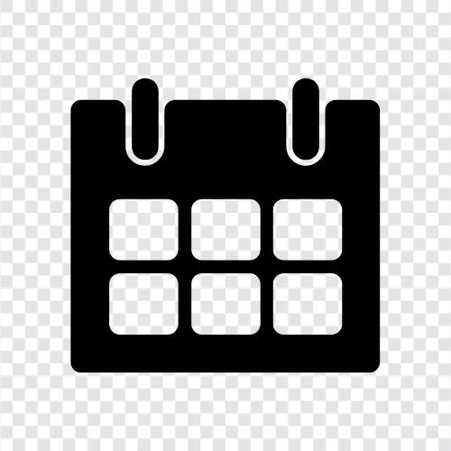 schedules, appointments, date, time icon svg