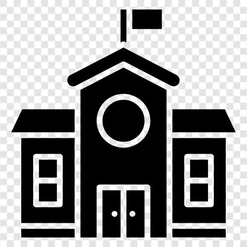 school buildings, school construction, school construction company, school construction projects icon svg