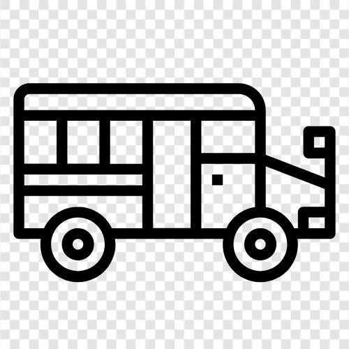 School, Bus, Education, Transportation icon svg