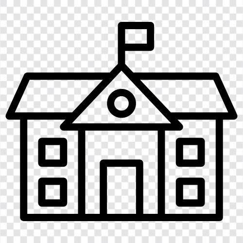 school, school building construction, school construction, school construction contractor icon svg