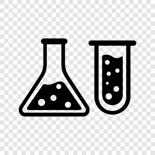 Wissenschaft, Chemikalien, Ausrüstung, Forschung symbol