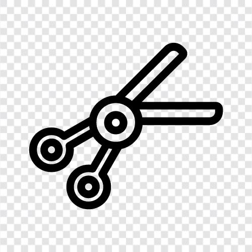 scissors, cutting, blades, fabric icon svg