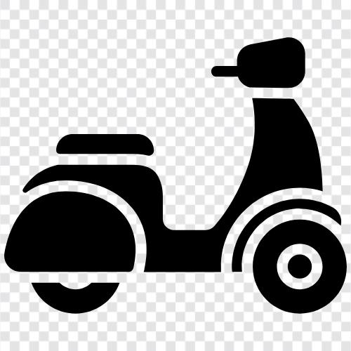 Roller, Motorrad, Moped, Sidecar symbol