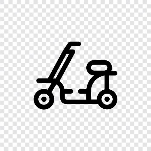 scooter, motorlu scooter, elektrikli scooter, ooters ikon svg