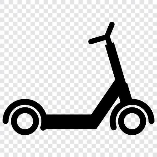scooter, elektrikli scooter, Escooter, motosiklet ikon svg