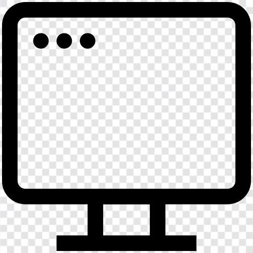 screen, computer, display, data icon svg