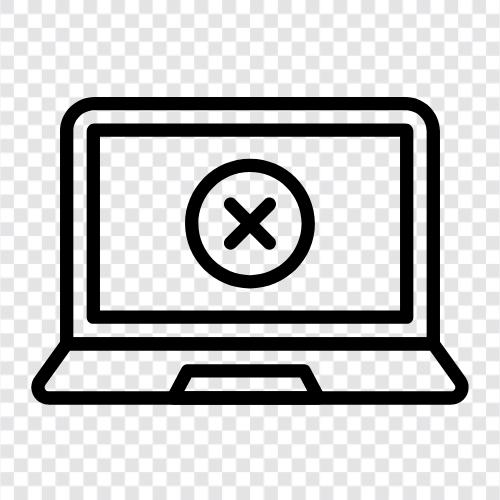 Screen warning icon svg