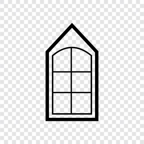 screen, view, aperture, window panes icon svg