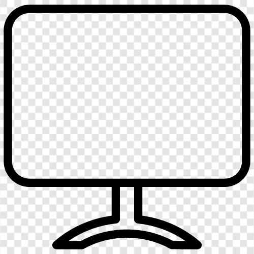 screens, monitors, televisions, flat screens icon svg