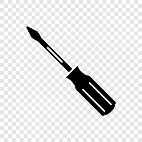 screw, driver, tool, hardware icon svg