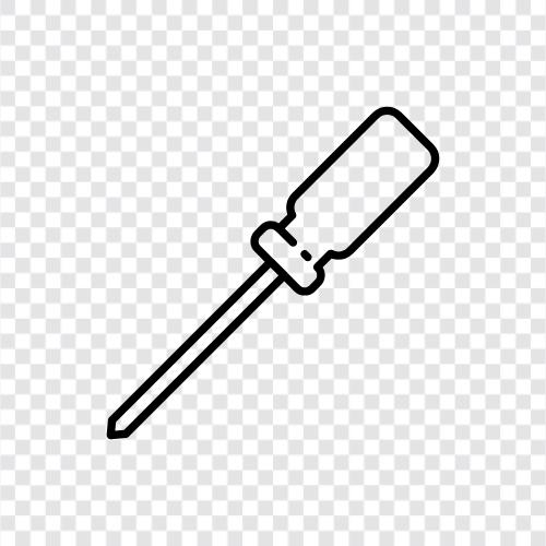 Screwdriver Bit, Screwdriver Handle, Screwdriver Head, Screwdriver Tips icon svg