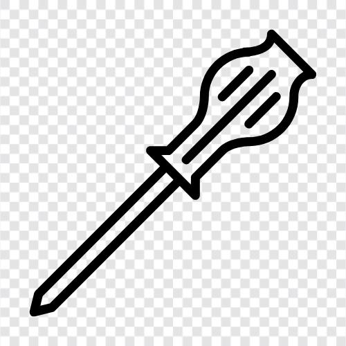 screwdriver, screws, fix, tighten icon svg