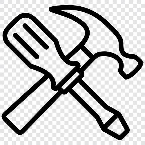 Screwdriver, Screwdriver Bits, Socket Set, Socket Wrench icon svg