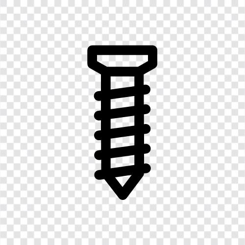 screwdriver, screws, screwdriver bits, screws bit icon svg