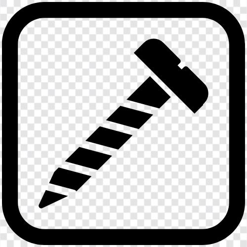 screwdriver, screw, screws, screwdriver bits icon svg