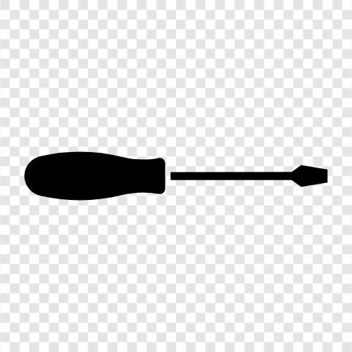 screwdriver, screw, head, screwdriver head icon svg