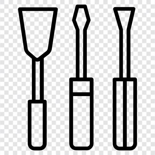 screwdriver, screwdriver tips, screwdriver bits, screwdriver sharpener icon svg