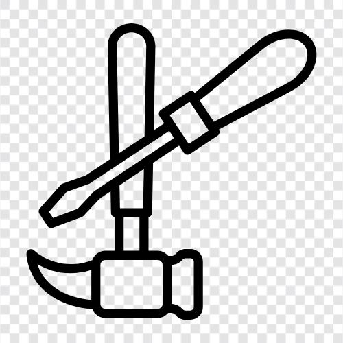 screwdriver set, screwdriver handle, screwdriver bits, screwdriver blade icon svg