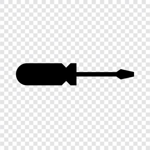 screwdriver tips, screwdriver bits, screwdriver handle, screwdriver bit icon svg