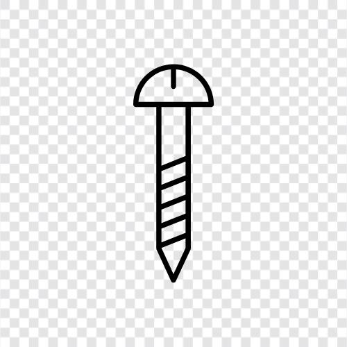 screws, bolt, fasteners, hardware icon svg