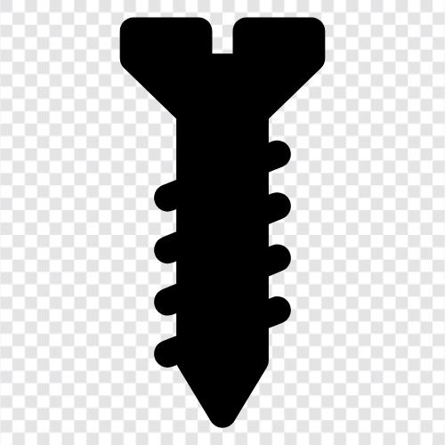 screws, bolt, nut, screwdriver icon svg