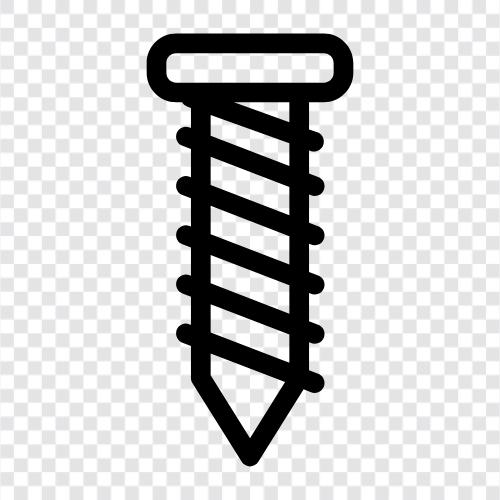 screws, screwdriver, screwdriver bit, screwdriver set icon svg