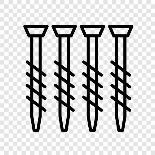 screwsdriver, screwdriver set, screwdriver bit, screws for wood icon svg