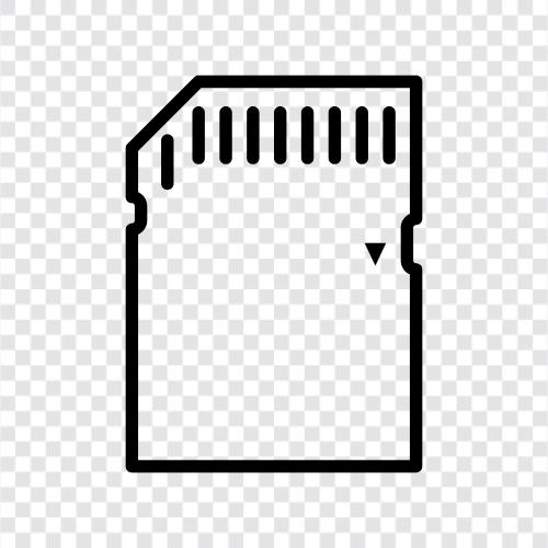 SD Card Adapter, SD Card Reader, SD Card Storage, SD Card Format icon svg